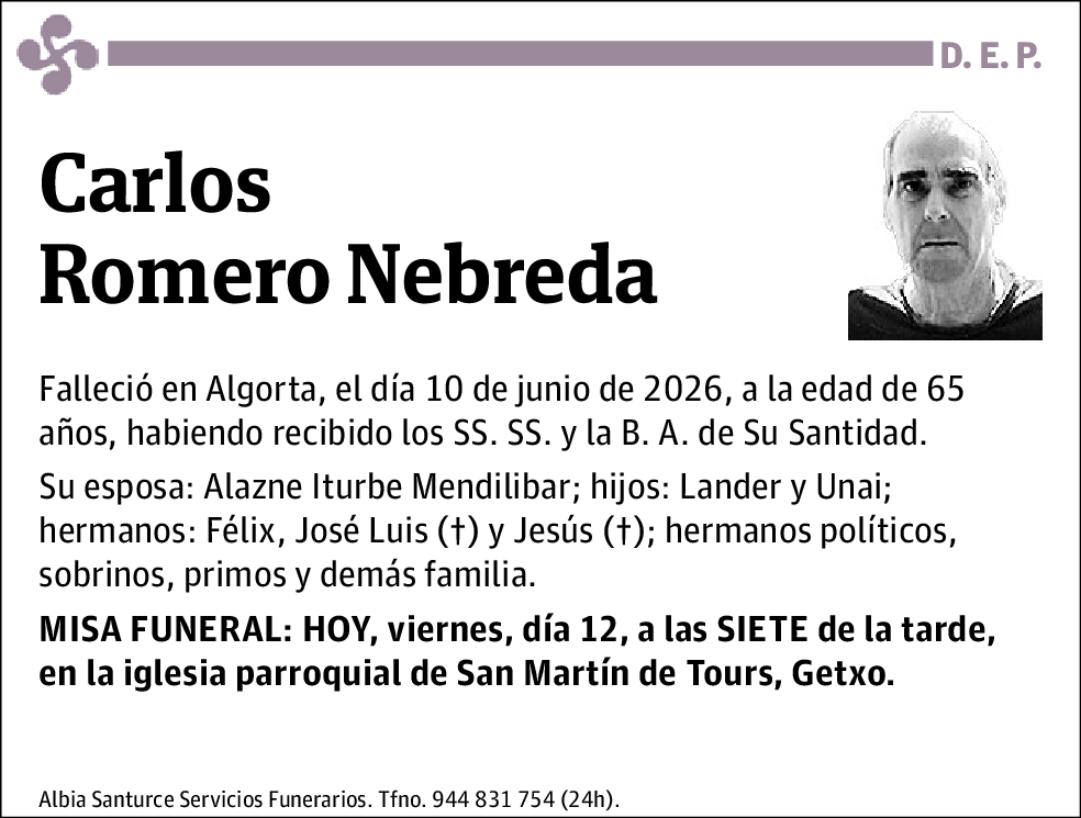 Carlos Romero Nebreda