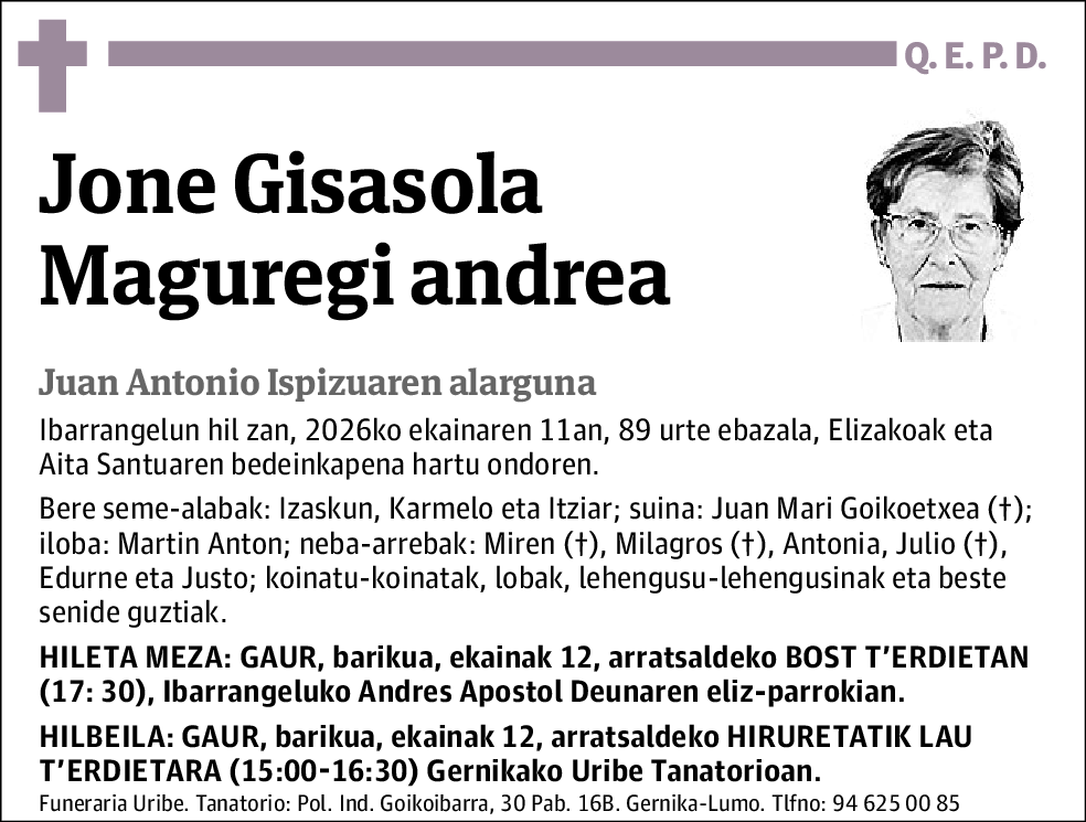 Jone Gisasola Maguregi
