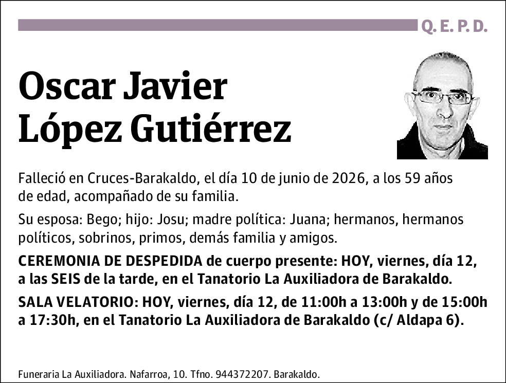Oscar Javier López Gutiérrez