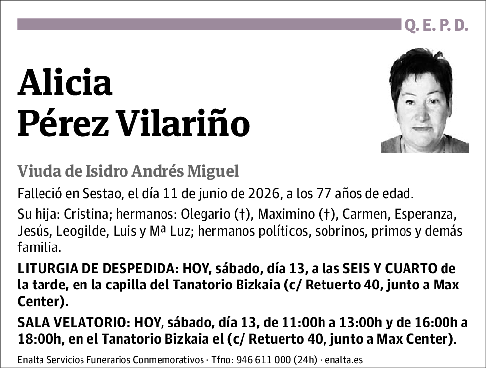 Alicia Pérez Vilariño