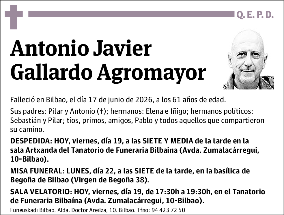Antonio Javier Gallardo Agromayor