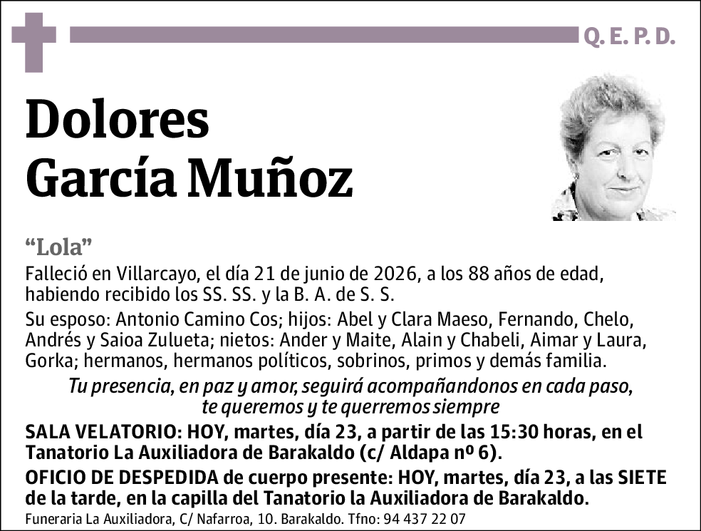 Dolores García Muñoz