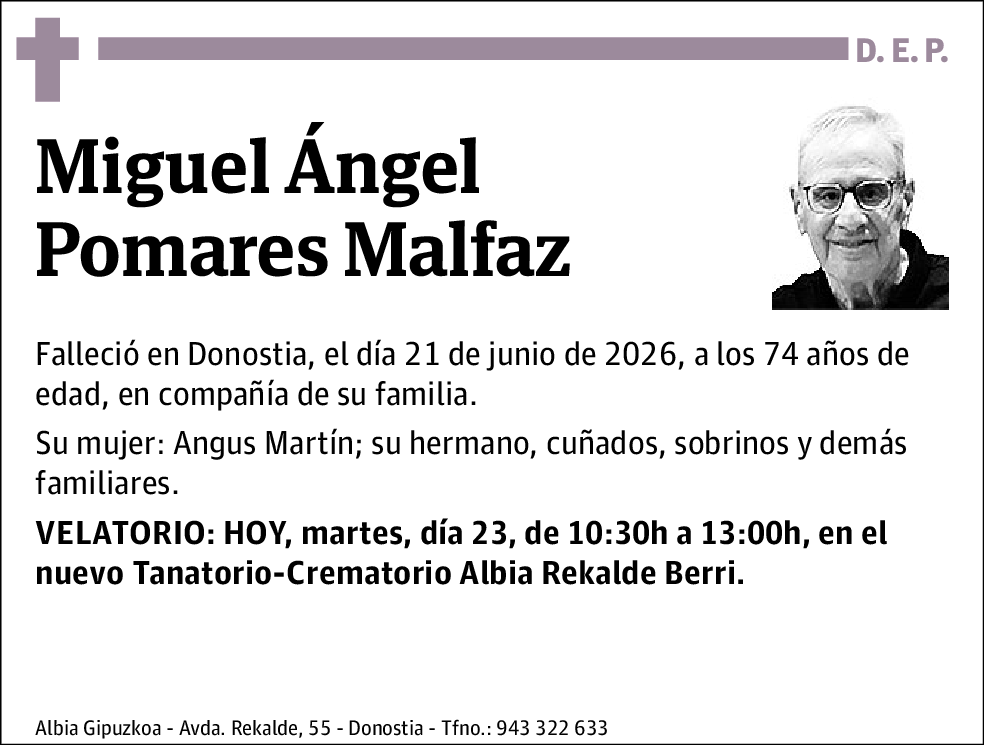 Miguel Ángel Pomares Malfaz