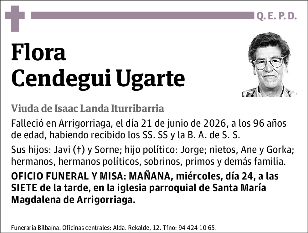Flora Cendegui Ugarte