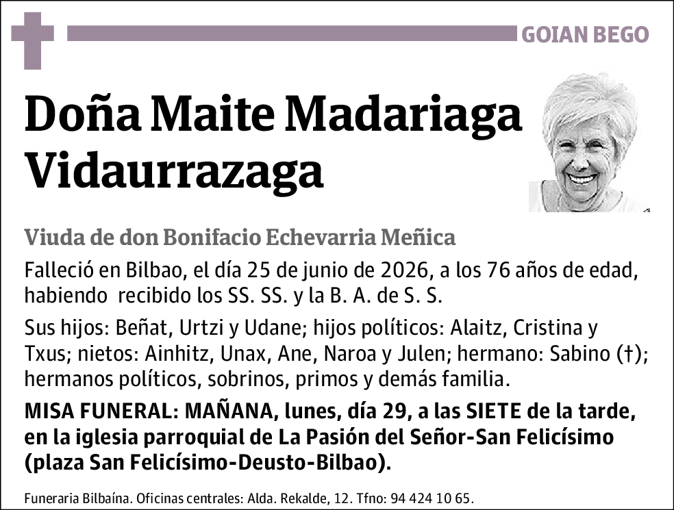 Maite Madariaga Vidaurrazaga