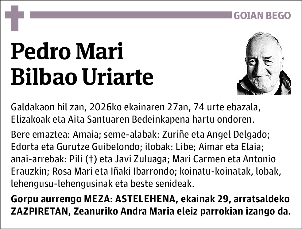 Pedro Mari Bilbao Uriarte