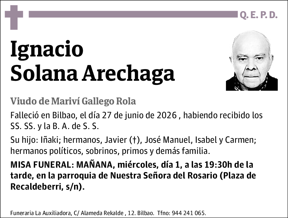 Ignacio Solana Arechaga