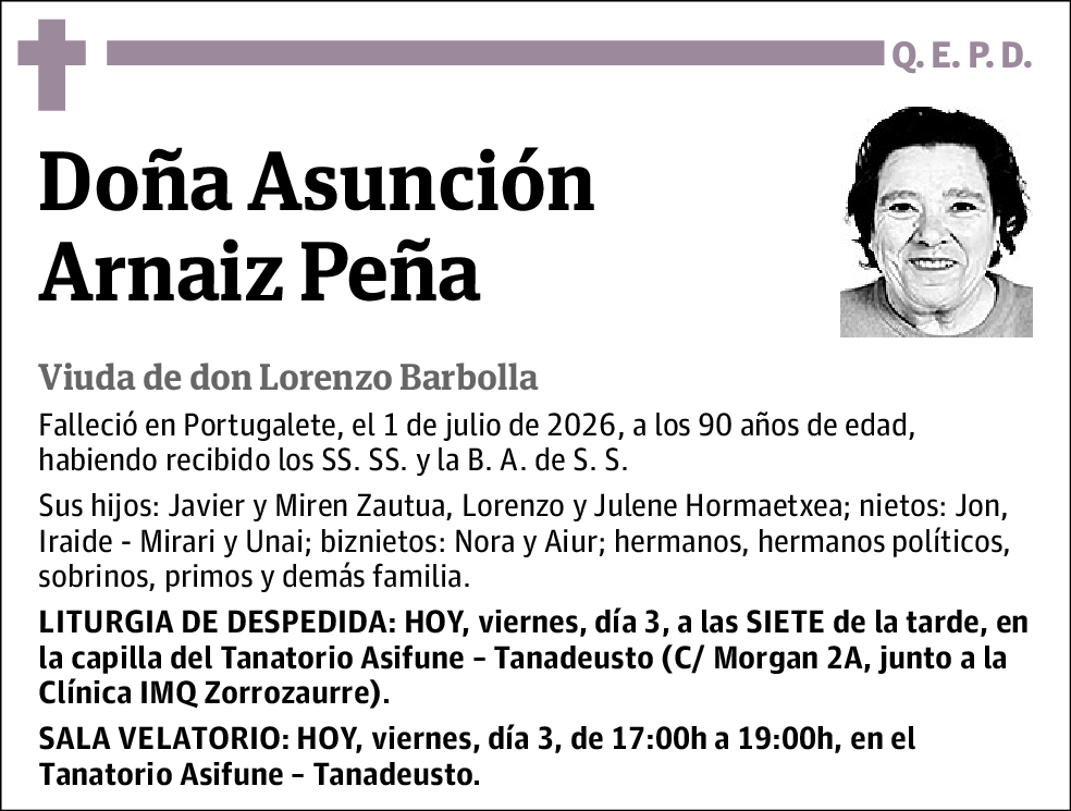Asunción Arnaiz Peña