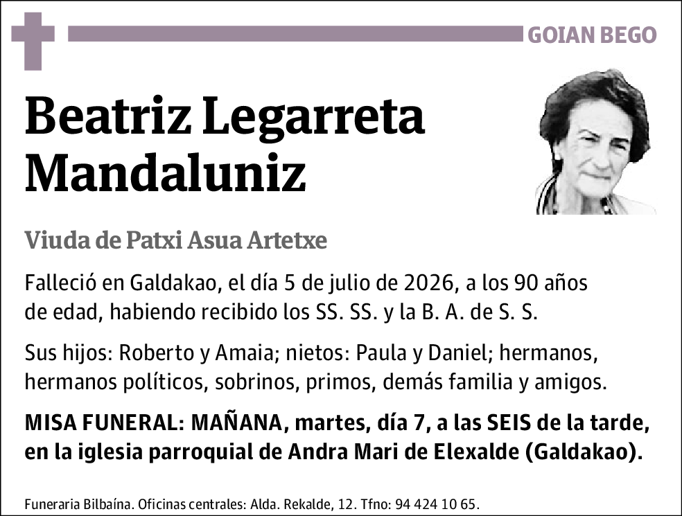 Beatriz Legarreta Mandaluniz