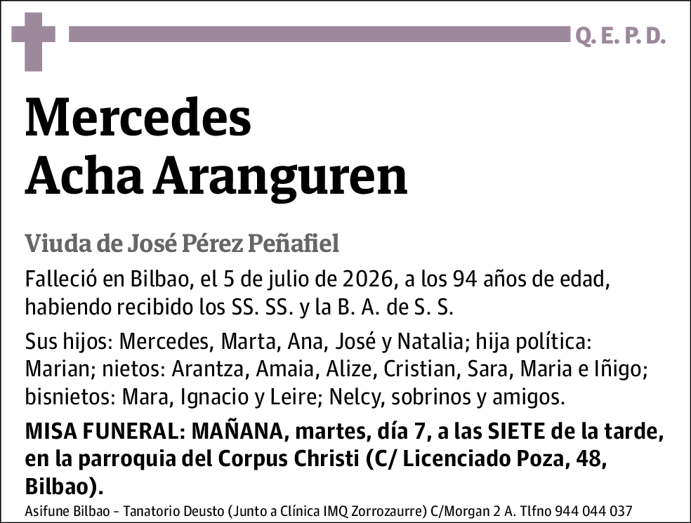Mercedes Acha Aranguren