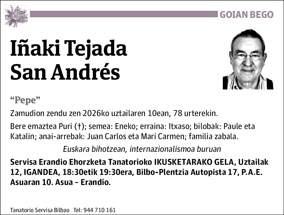 Iñaki Tejada San Andrés