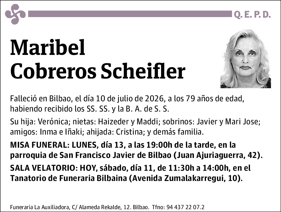 Maribel Cobreros Scheifler