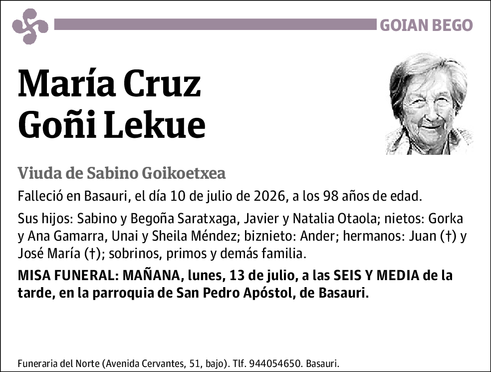 María Cruz Goñi Lekue