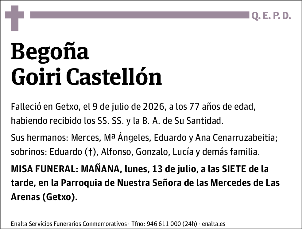 Begoña Goiri Castellón