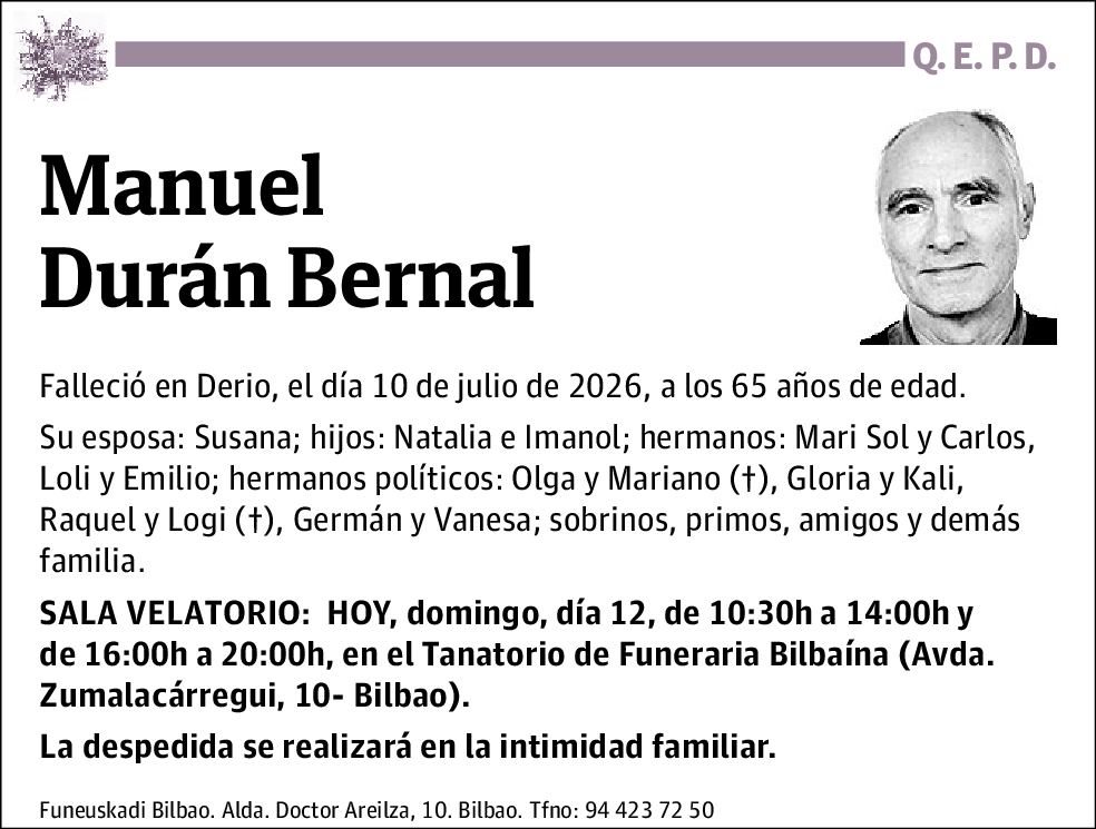 Manuel Durán Bernal