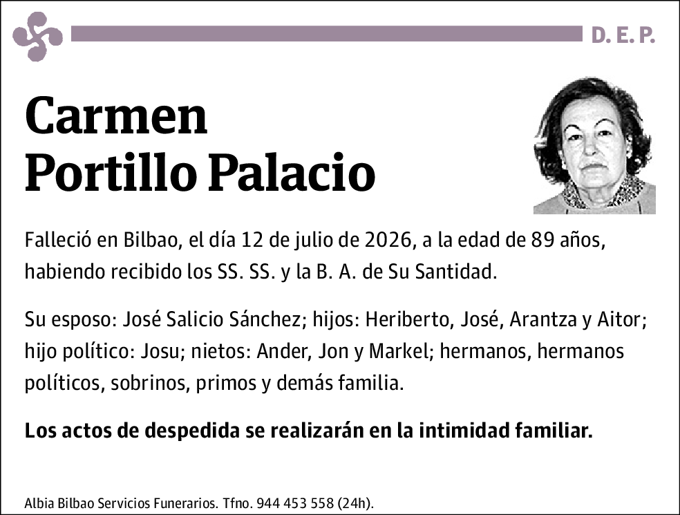 Carmen Portillo Palacio