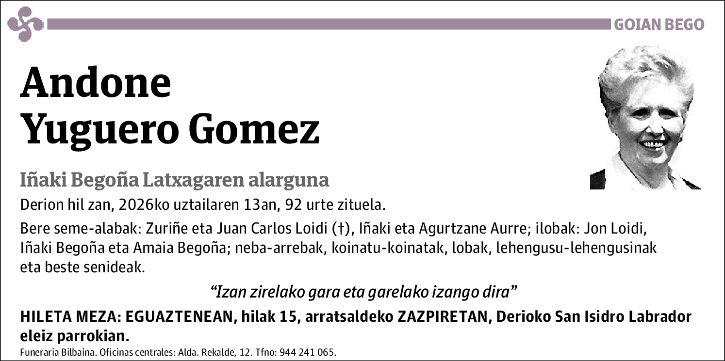 Andone Yuguero Gomez
