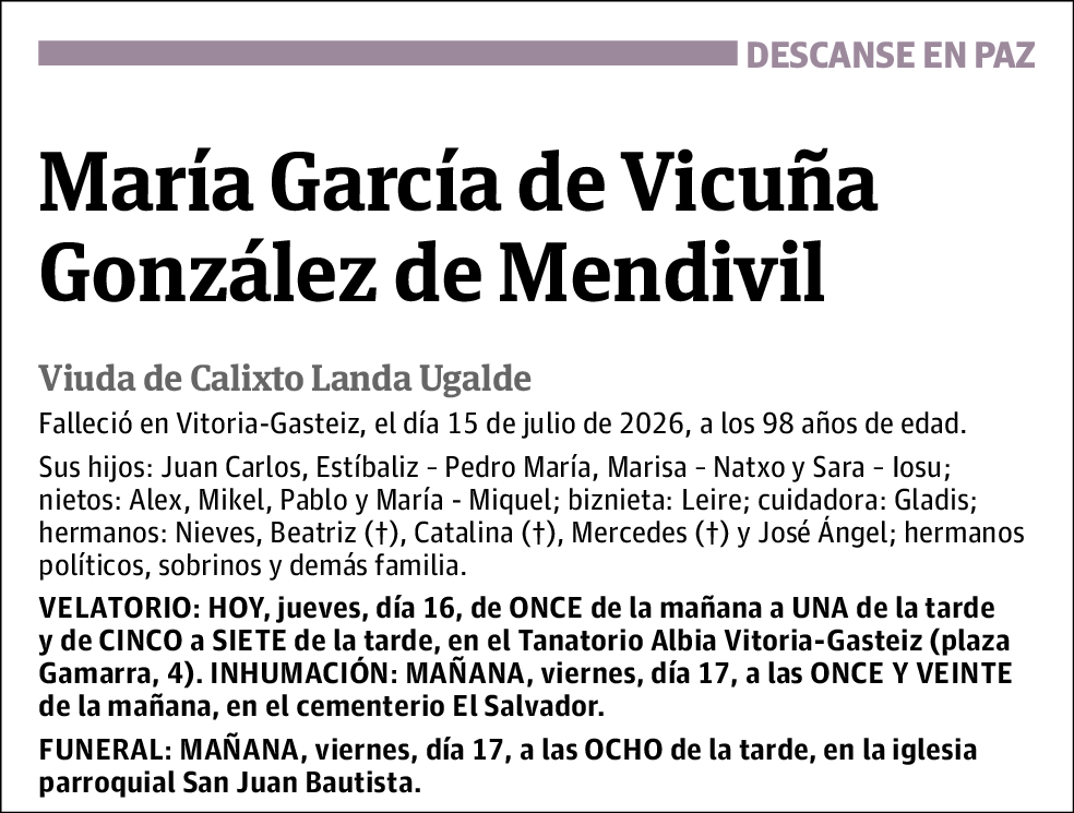 María García de Vicuña González de Mendivil