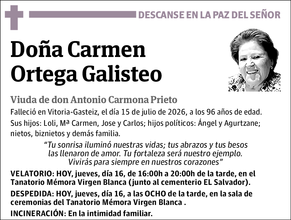 Carmen Ortega Galisteo