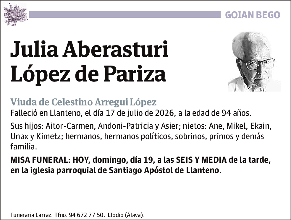 Julia Aberasturi López de Pariza
