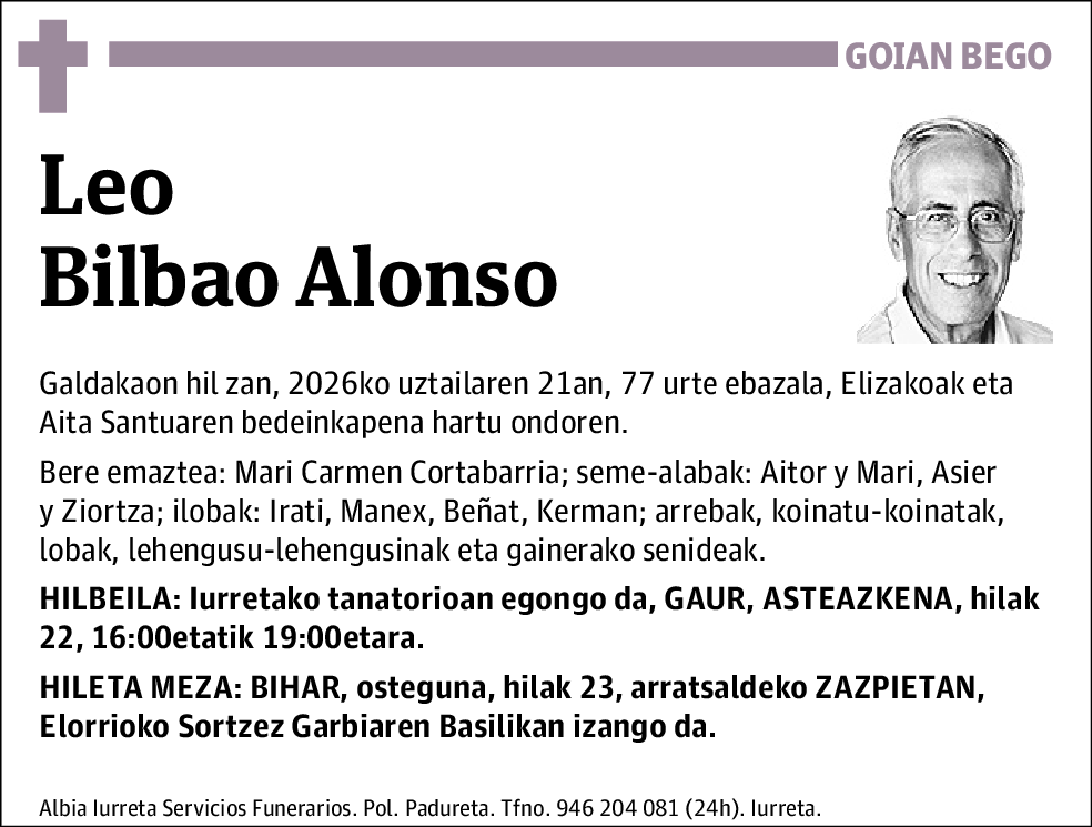 Leo Bilbao Alonso
