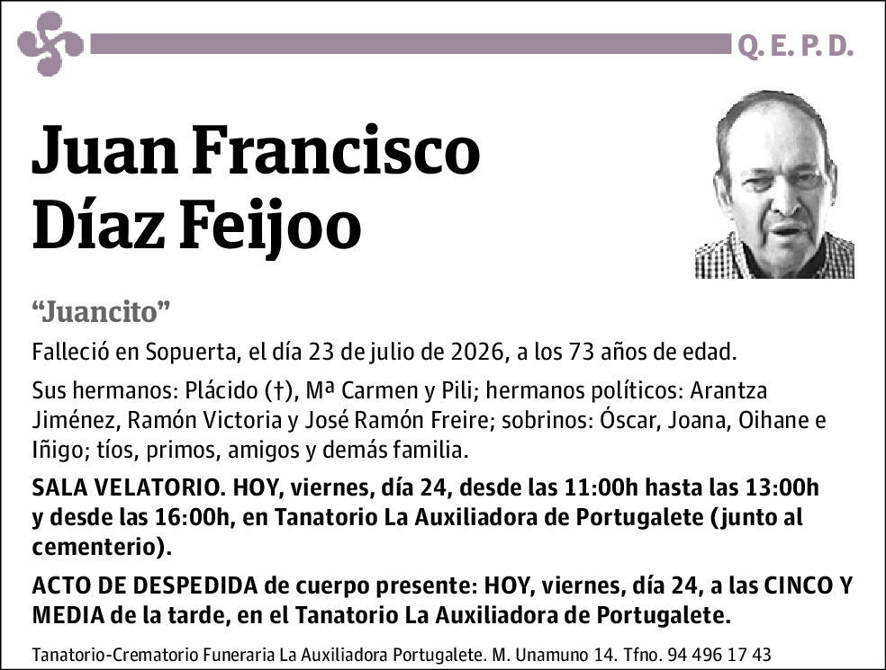 Juan Francisco Díaz Feijoo