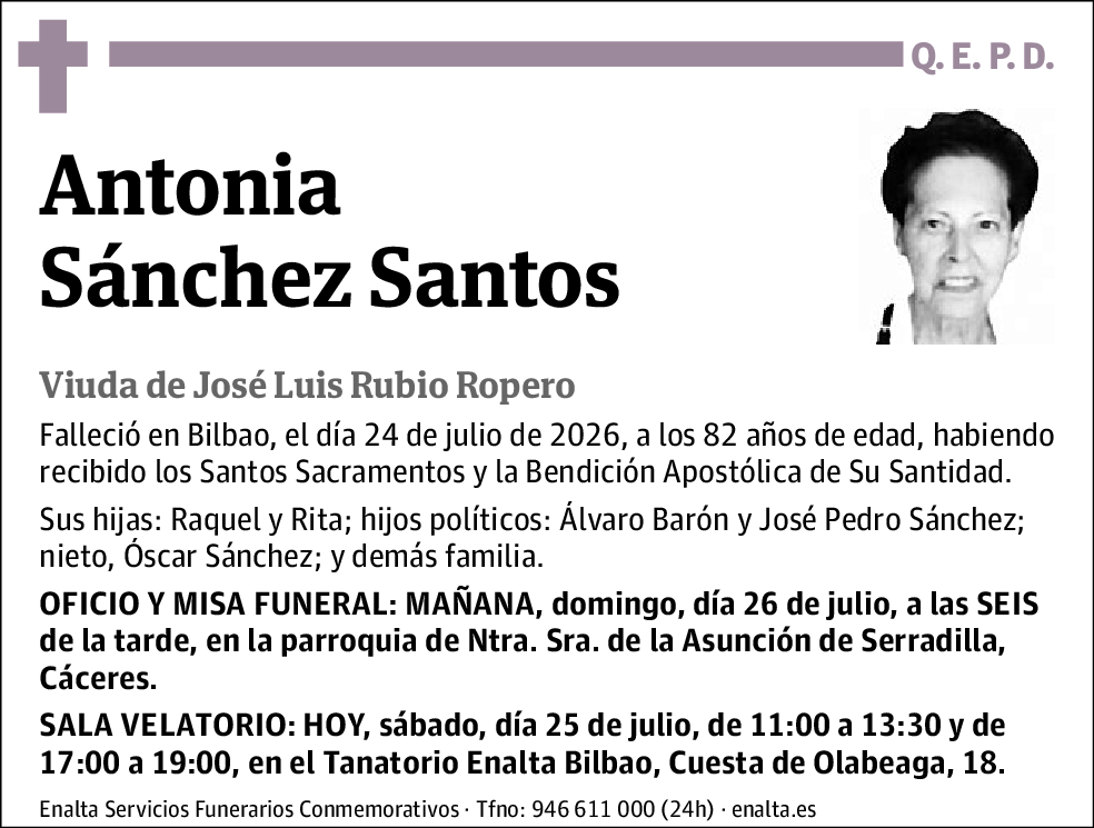 Antonia Sánchez Santos