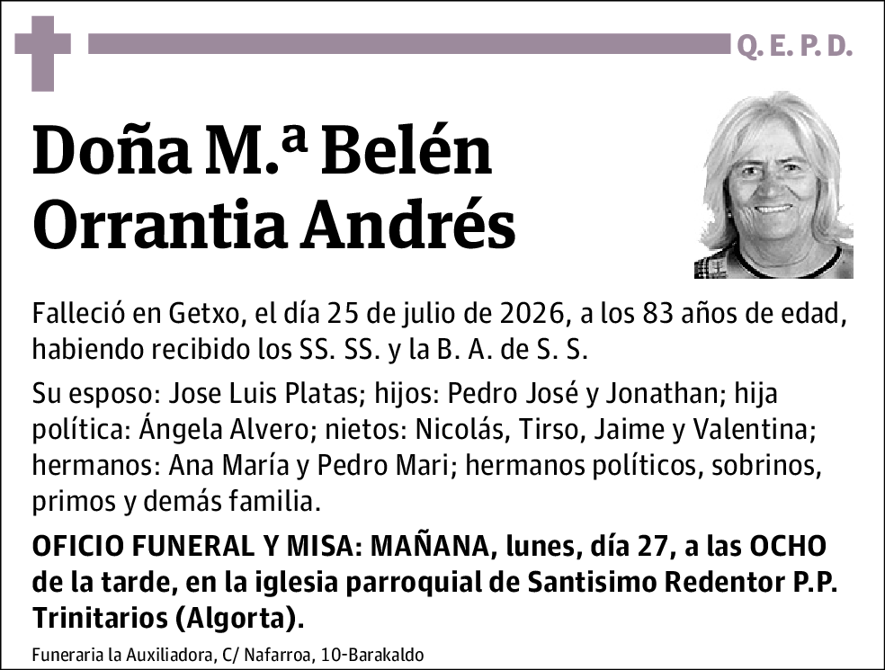 Mª Belén Orrantia Andres