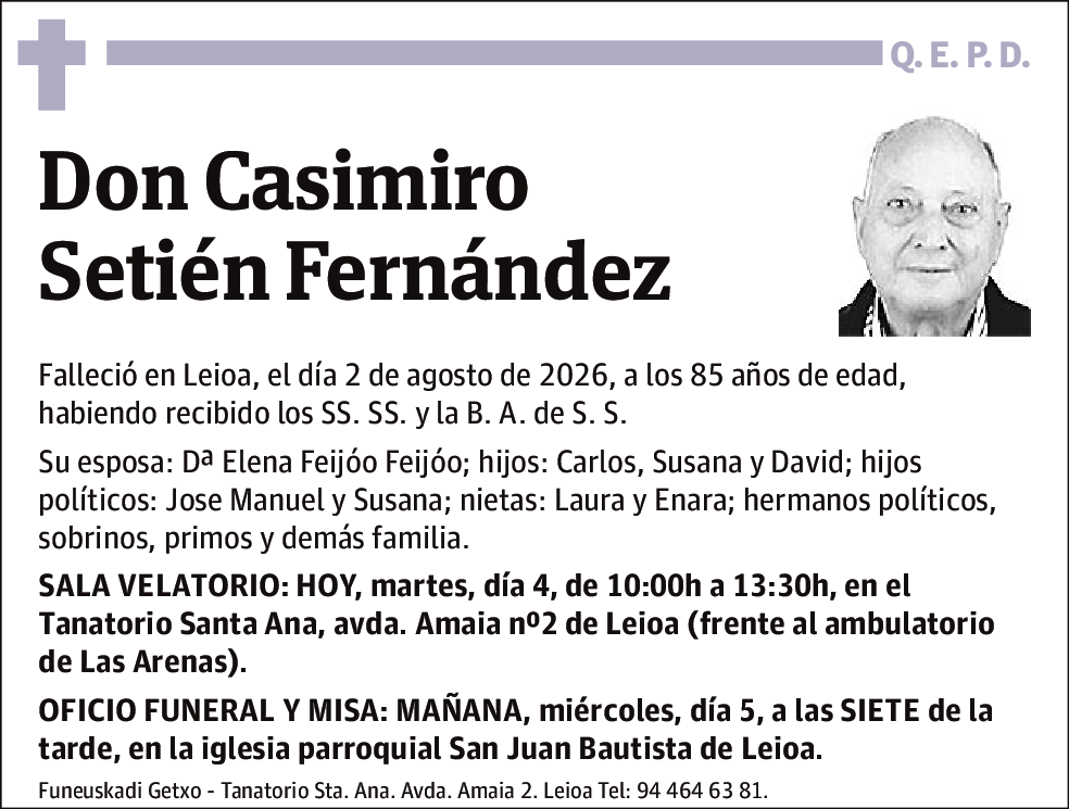 Casimiro Setién Fernández