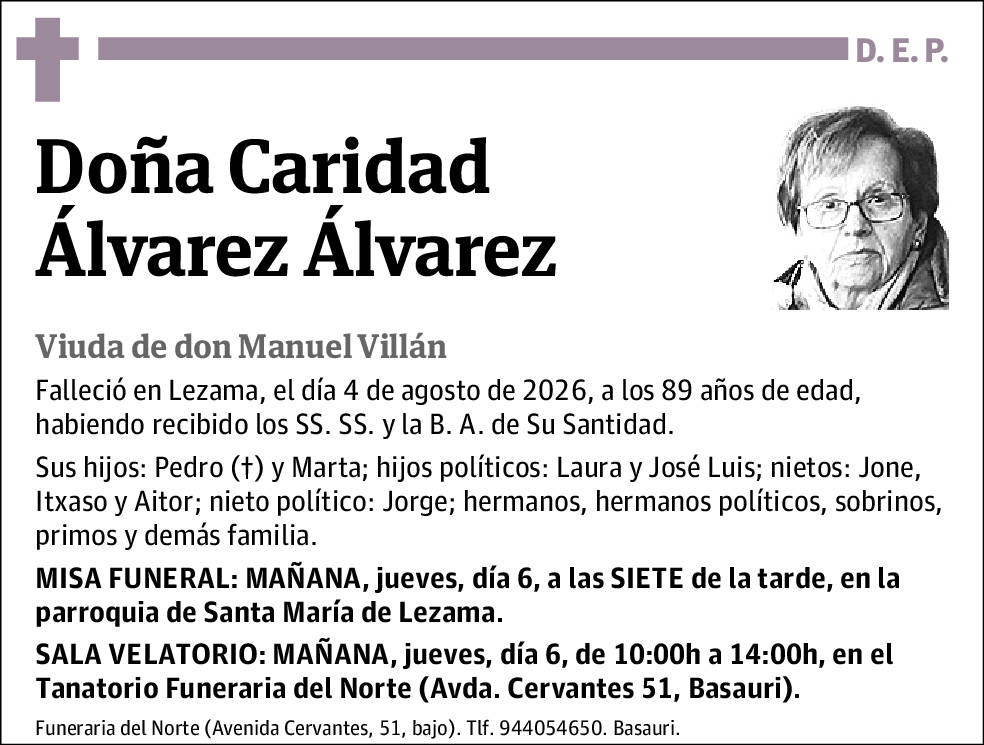 Caridad Álvarez Álvarez