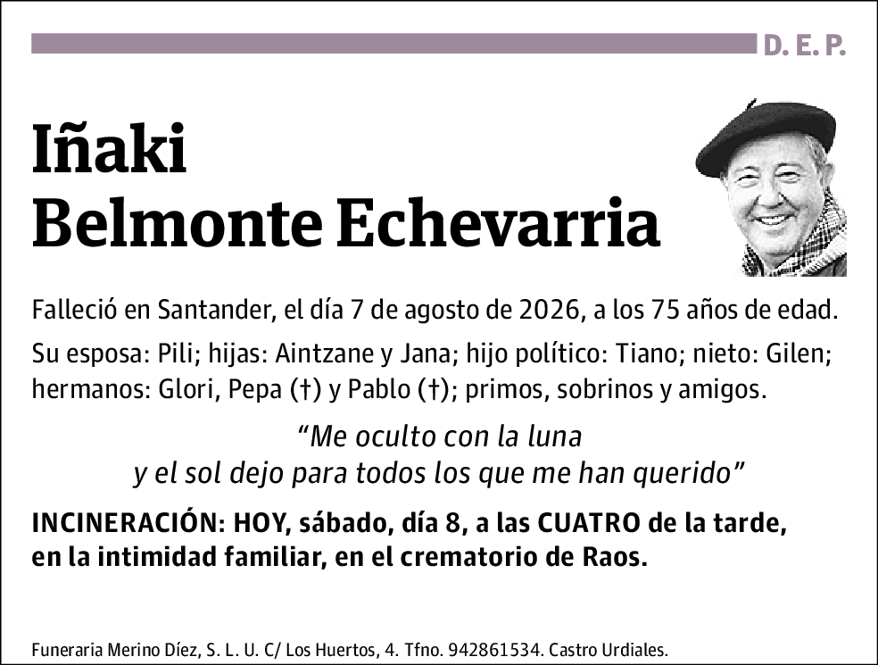 Iñaki Belmonte Echevarria