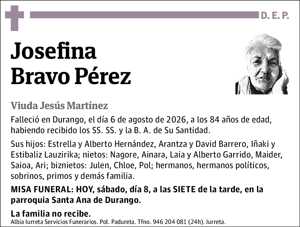 Josefina Bravo Pérez