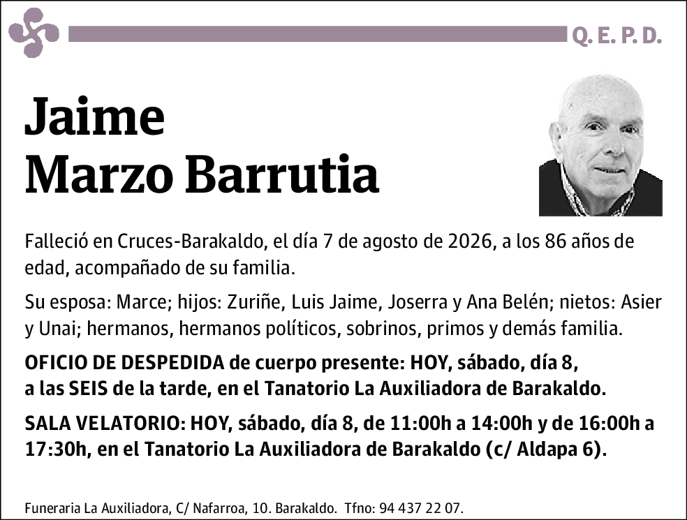 Jaime Marzo Barrutia