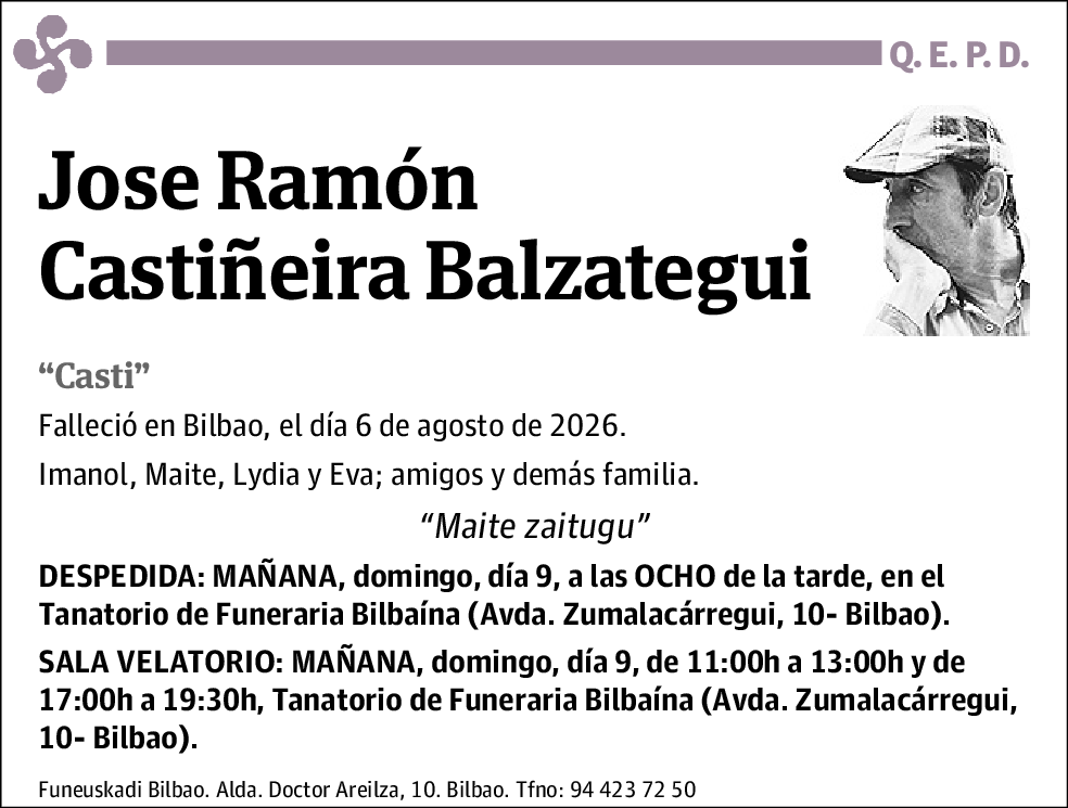José Ramón Castiñeira Balzategui