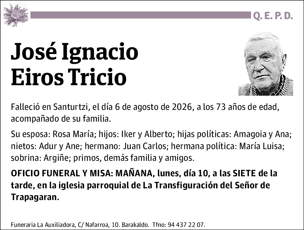 José Ignacio Eiros Tricio