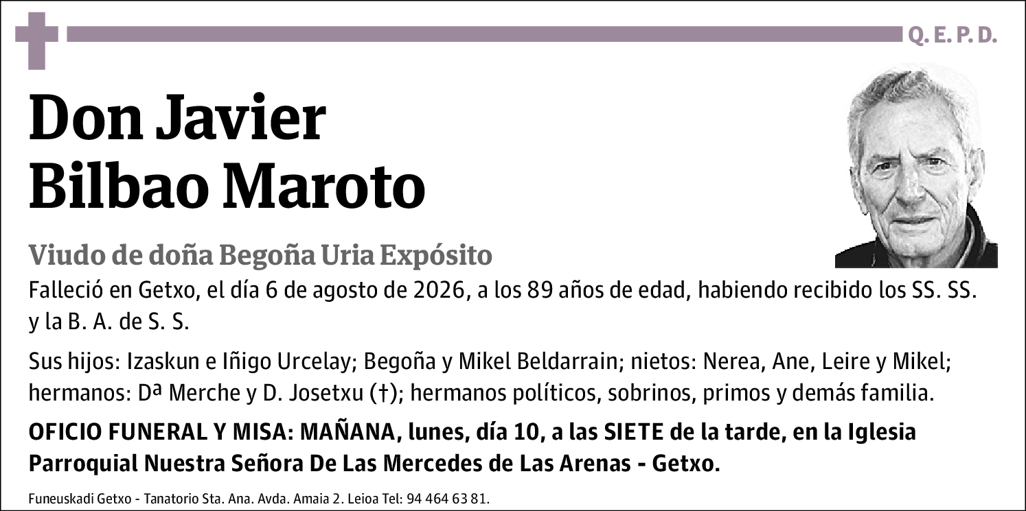 Javier Bilbao Maroto
