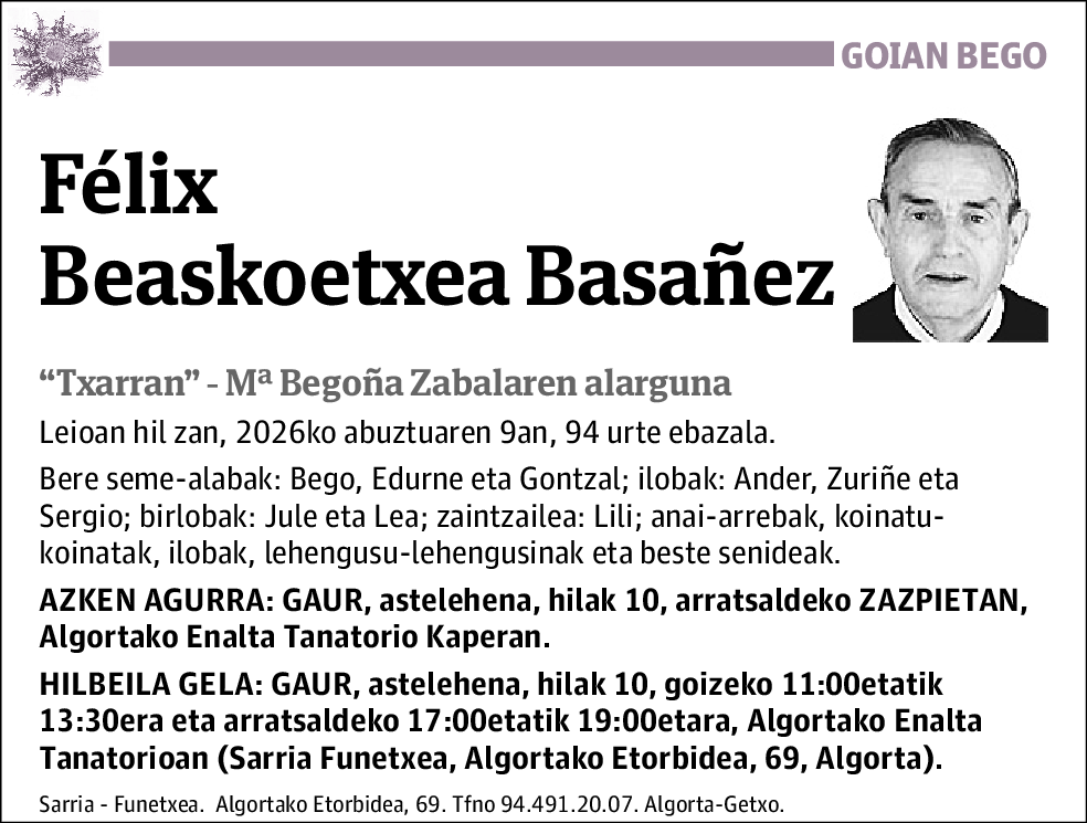 Félix Beascoechea Basañez