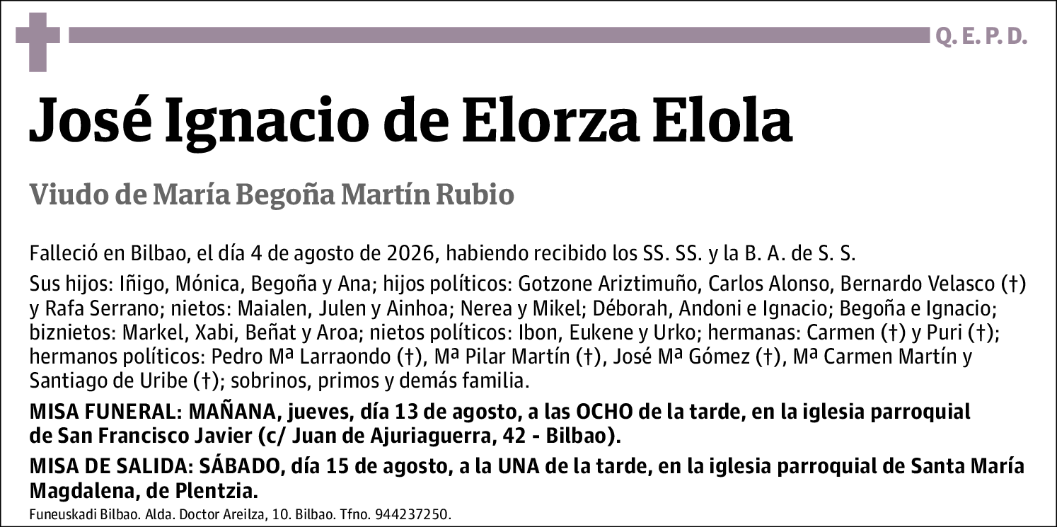 José Ignacio de Elorza Elola