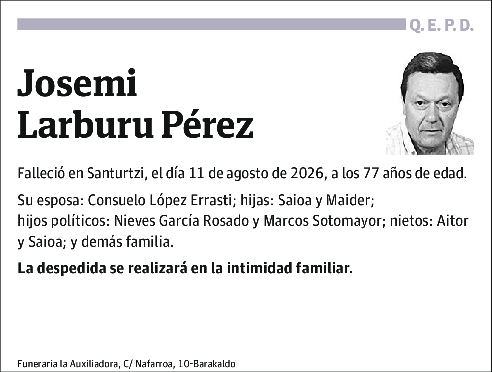 Josemi Larburu Pérez