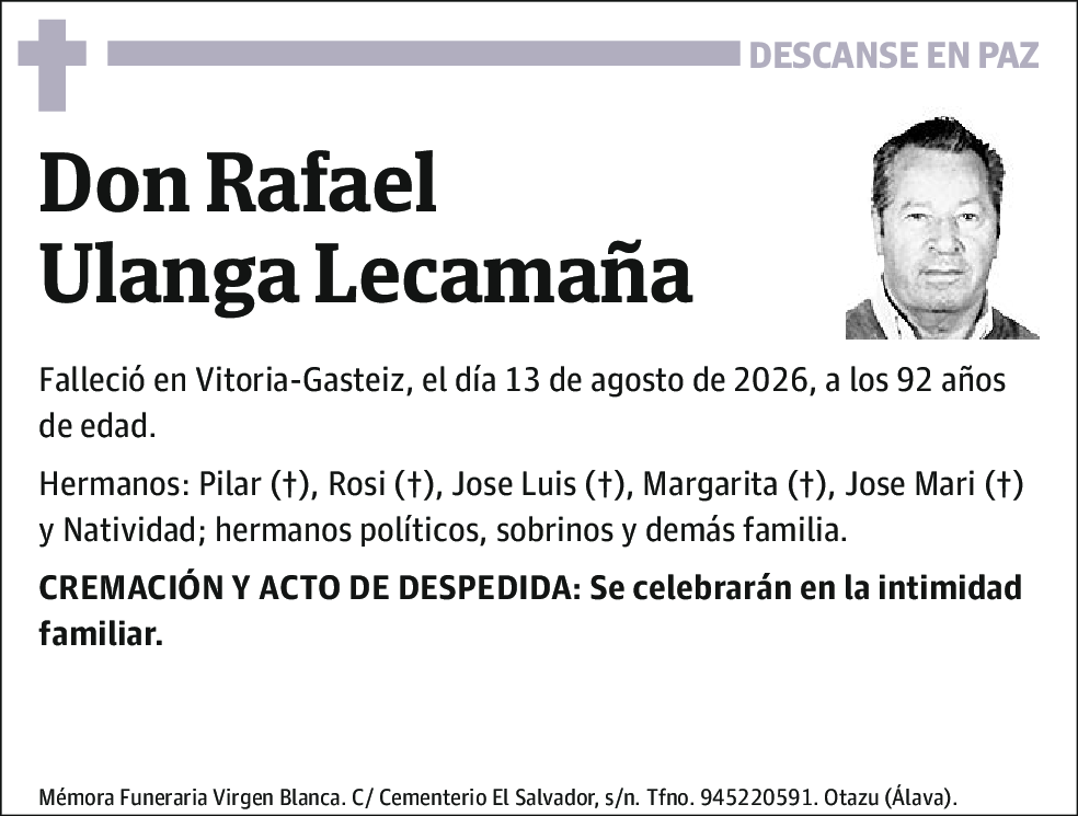 Rafael Ulanda Lecamaña