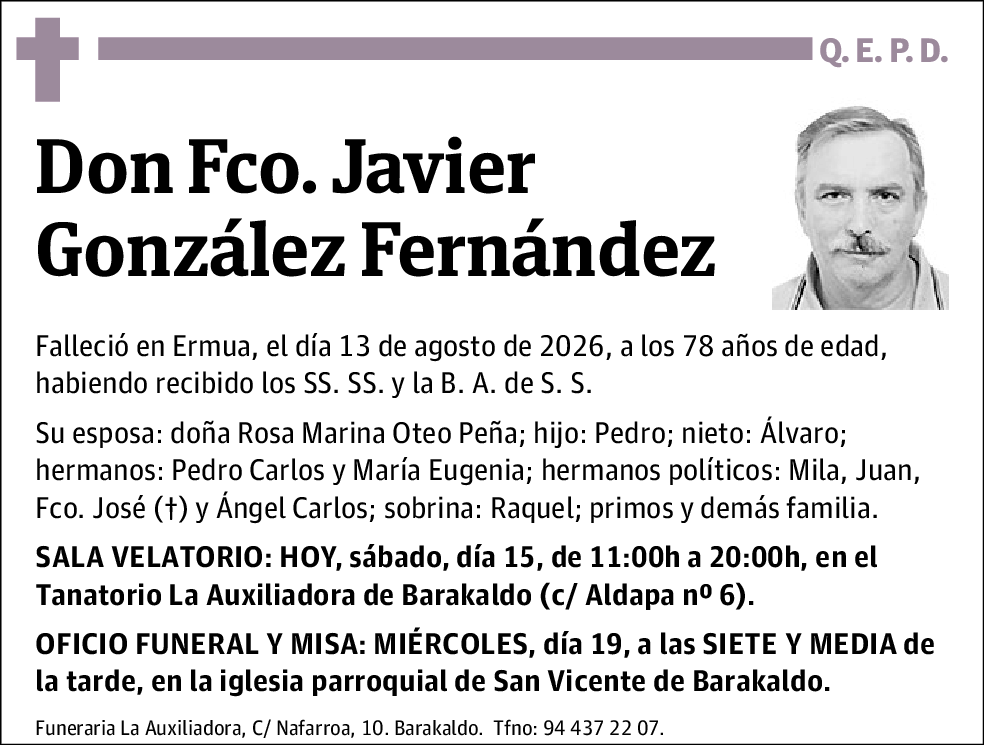 Francisco Javier González Fernández