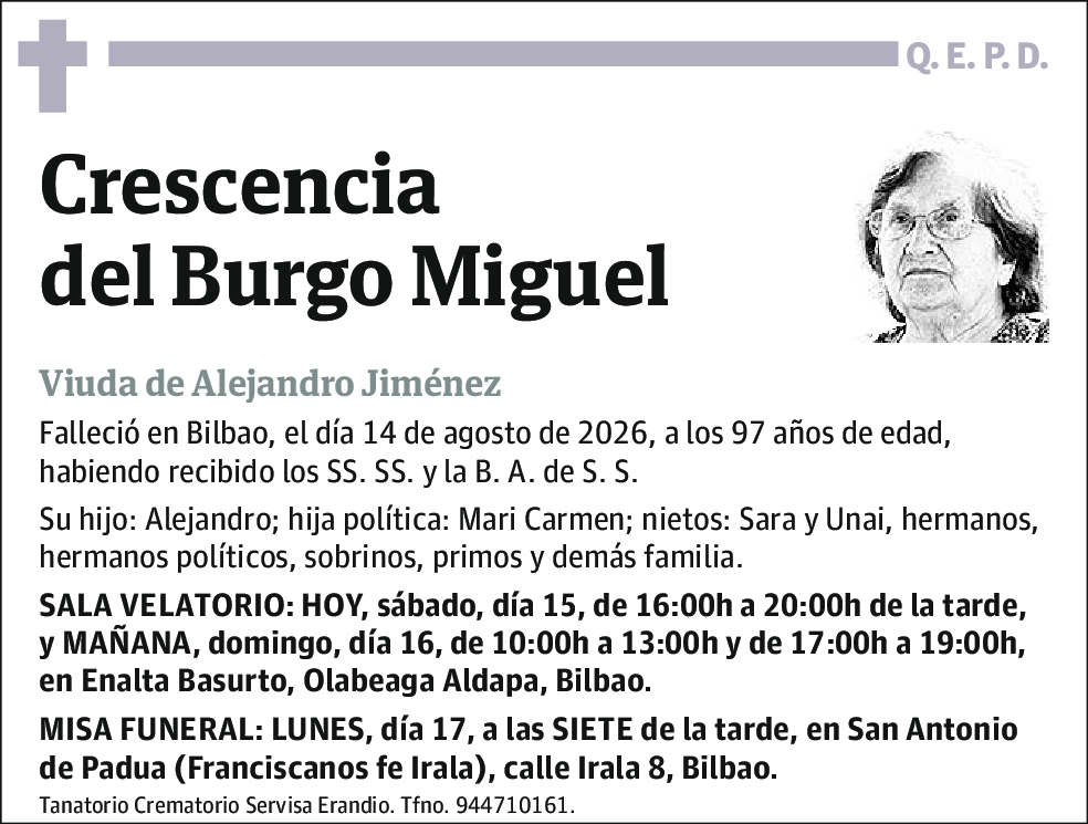 Crescencia del Burgo Miguel