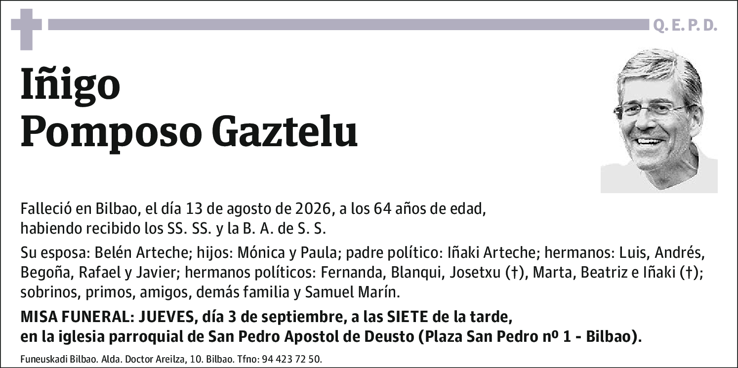 Iñigo Pomposo Gastelu