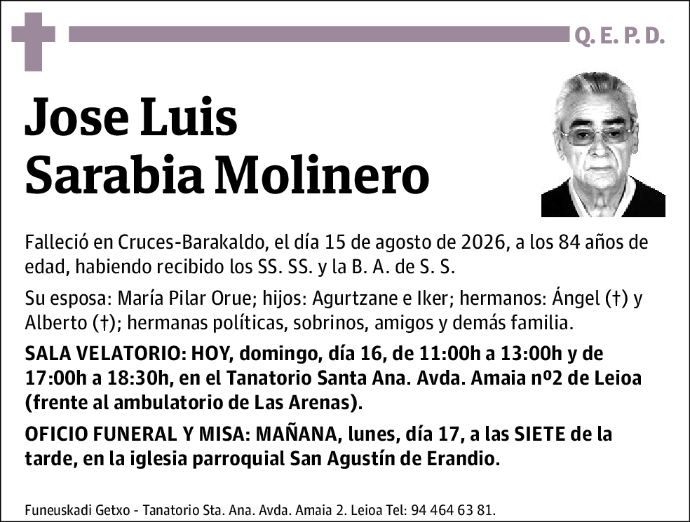 Jose Luis Sarabia Molinero