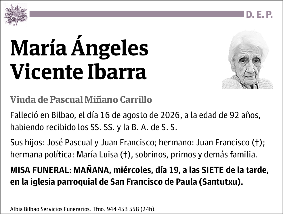María Ángeles Vicente Ibarra
