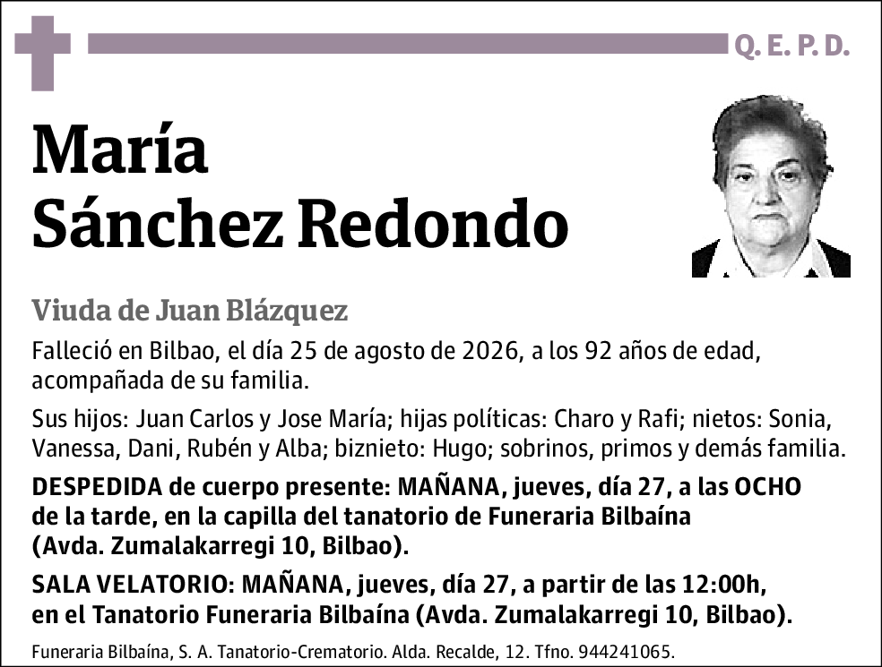 María Sánchez Redondo
