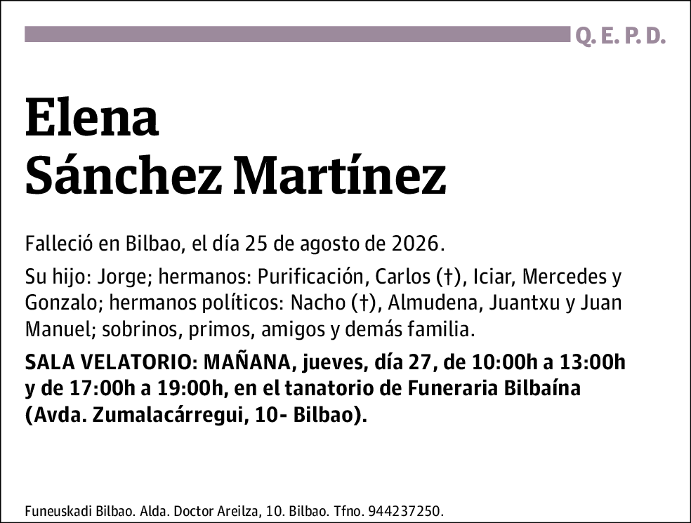 Elena Sánchez Martínez