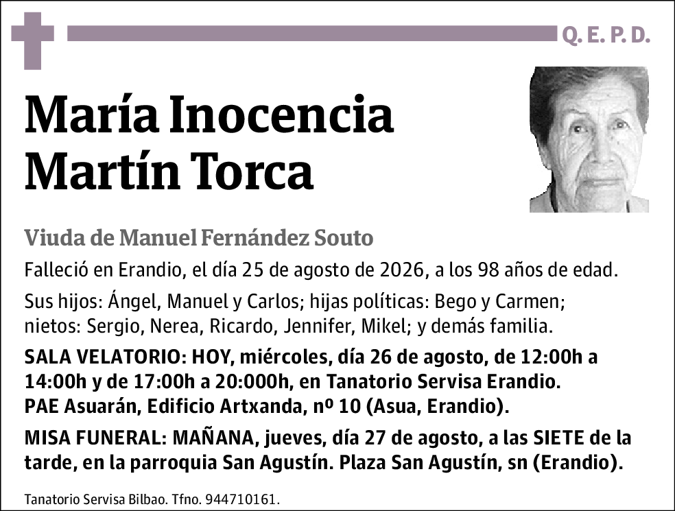 María Inocencia Martín Torca