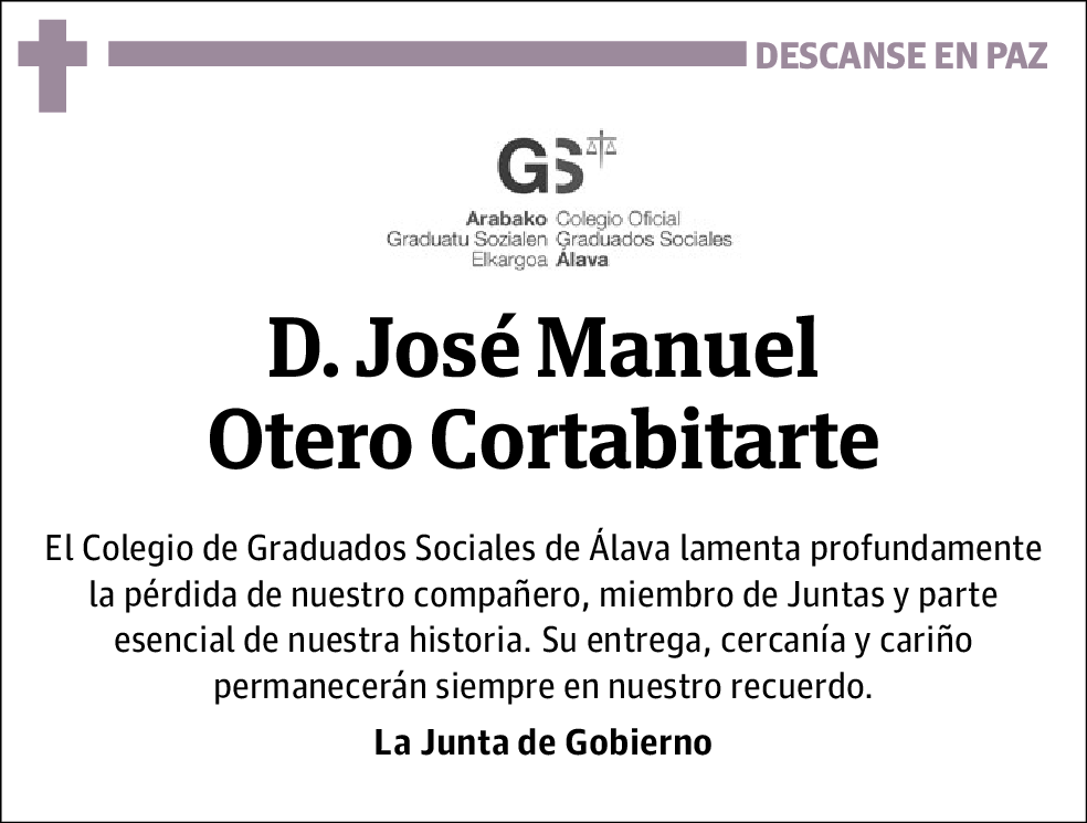 Jose Manuel Otero Cortabitarte