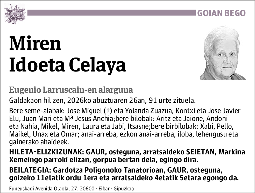 Miren Idoeta Celaya